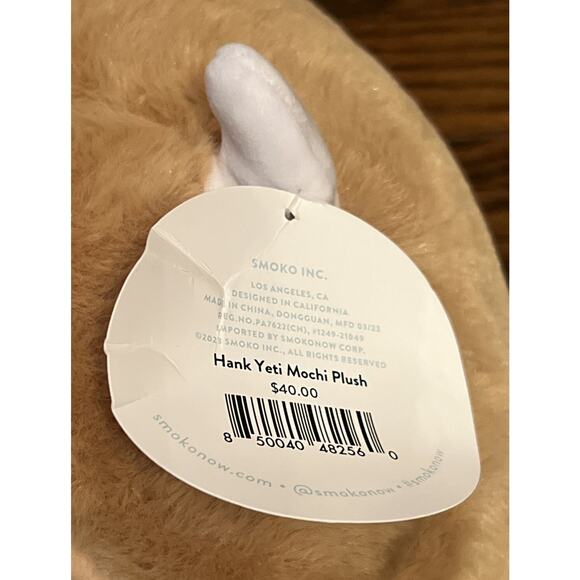 Smoko Hank Yeti Plush - 14” Tall, 2023 Design - Adorable & Soft! New With Tags! - Picture 8 of 8